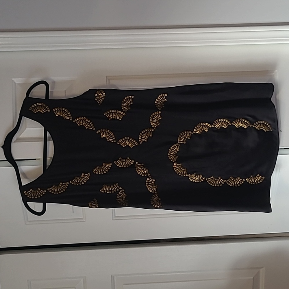 M Silk Dress with Gorgeous Bead Details